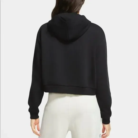 Nike Black Floral Logo Pullover Hoodie - Picture 6 of 14